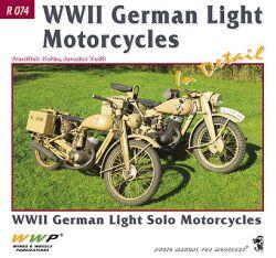 WWII German Solo Motorcycles in detail