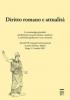 Diritto romano e attualitá