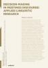 Decision-making in Meetings Discourse: Applied Linguistic Research